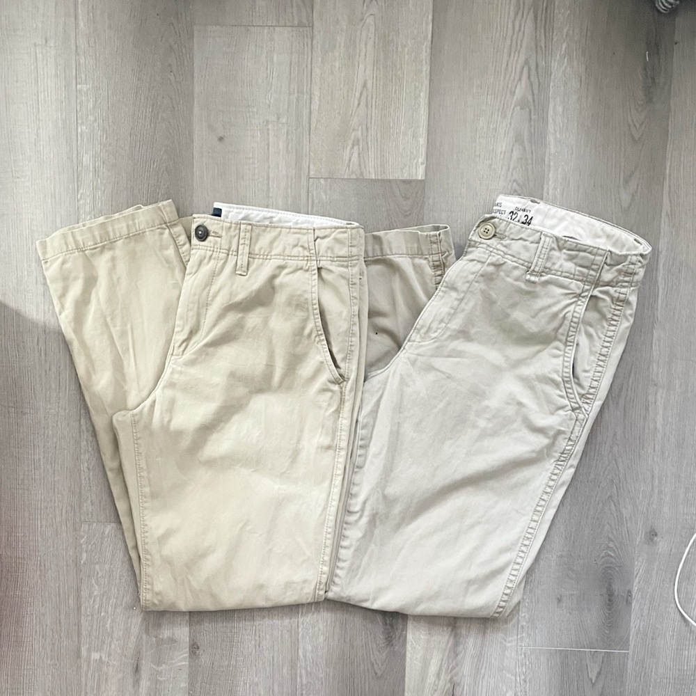 2 Pairs Men’s Pants Size 32 x 34